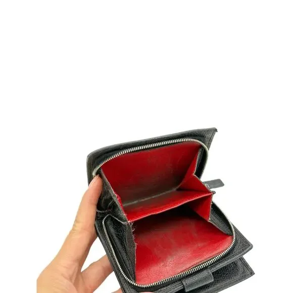 KT033: Bvlgari Black Leather Bi-Fold Wallet*COA - Picture 8 of 10